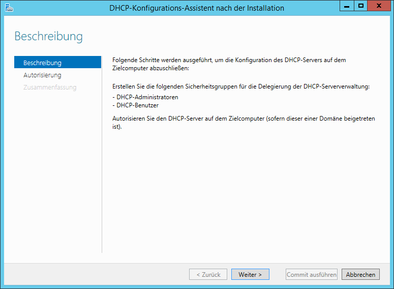 DHCP-Konfiguration