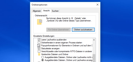 Versteckte Dateien und Ordner in Windows anzeigen