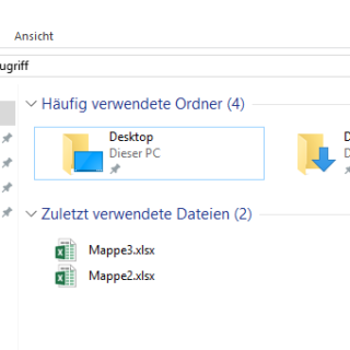 Windows 10: Der Schnellzugriff