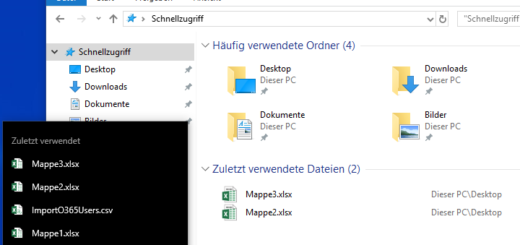 Windows 10: Zuletzt verwendete Dateien im Explorer und in der Taskleiste ausblenden