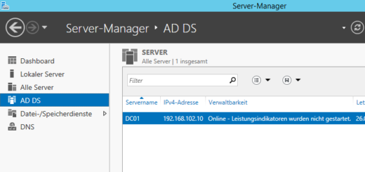 Active Directory-Domänendienste unter Windows Server 2012 R2 installieren und konfigurieren