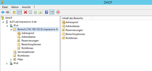 DHCP-Server unter Windows Server 2012 R2 installieren und konfigurieren
