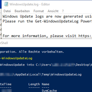 WindowsUpdate.log unter Windows 10