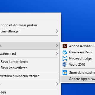 Windows 10: PDF-Dateien nicht mehr im Edge öffnen